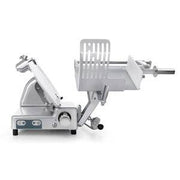 Sirman Raffaello 350 Evo Top 14" Heavy Duty Deli Slicer - 0.55 HP Aluminum Knobs NSF Certified - Model 15359028SNA - CulinaryProfis