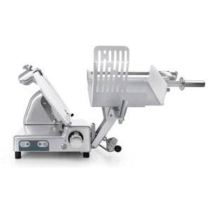 Sirman Raffaello 350 Evo Top 14" Heavy Duty Deli Slicer - 0.55 HP Aluminum Knobs NSF Certified - Model 15359028SNA - CulinaryProfis