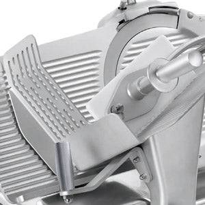 Sirman Raffaello 350 Evo Top 14" Heavy Duty Deli Slicer - 0.55 HP Aluminum Knobs NSF Certified - Model 15359028SNA - CulinaryProfis