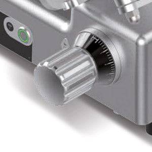 Sirman Raffaello 350 Evo Top 14" Heavy Duty Deli Slicer - 0.55 HP Aluminum Knobs NSF Certified - Model 15359028SNA - CulinaryProfis