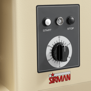 Sirman 40875866T Hercules 50 TA 2V Timer Spiral Dough Mixer,  220V - 3phase