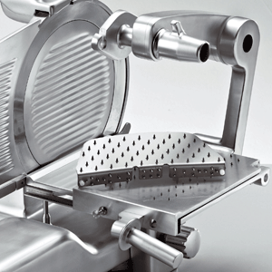 Sirman Mantegna 350 Commercial Meat Slicer 14" Straight Feed Cured Meat Red Finish