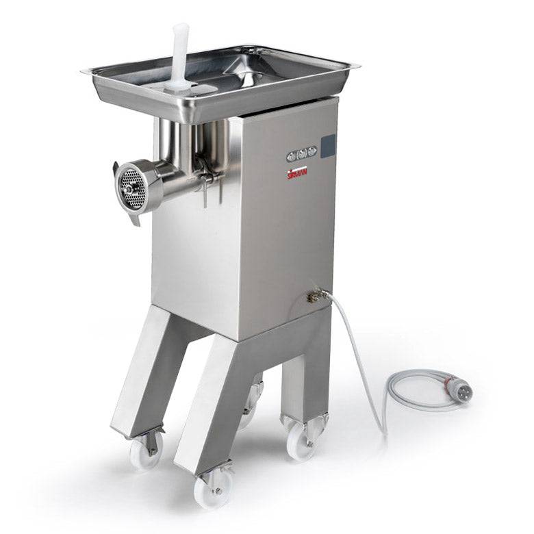 Sirman TC 32 CALIFORNIA 3 HP Heavy - Duty 32 Meat Grinder - 220V 3 - Phase Stainless Steel - Model 2132965320216T - CulinaryProfis