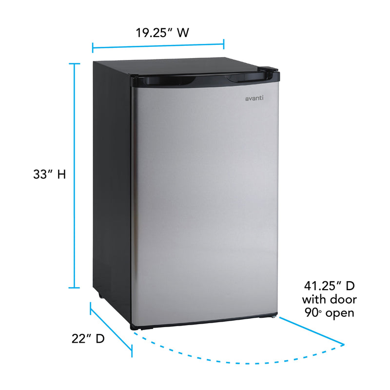 Avanti 4.4 cu. ft. Compact Refrigerator Avanti Products, LLC