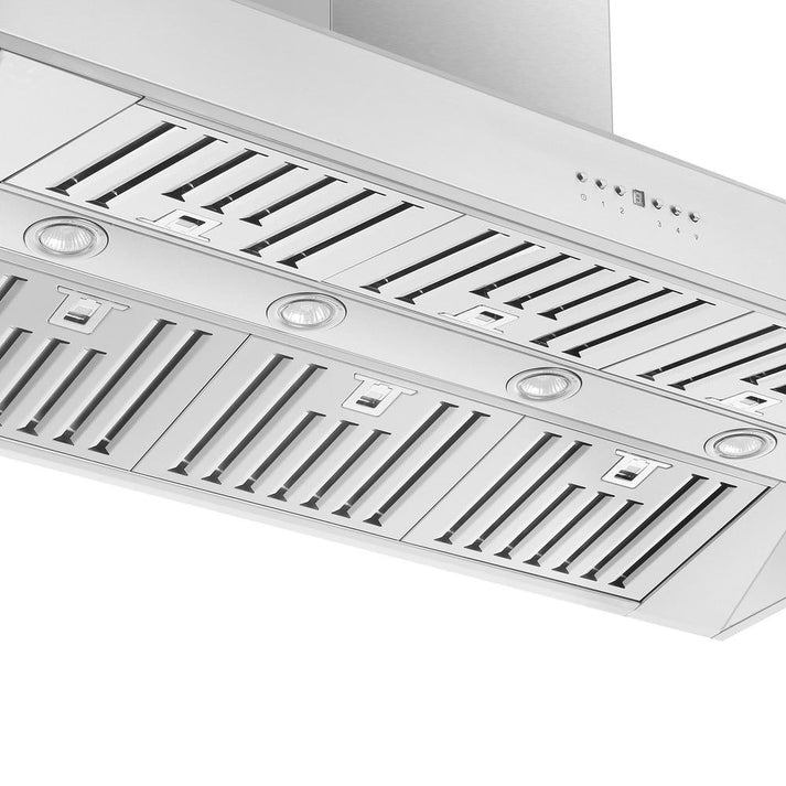 FORNO Orvieto 48" 1,200 CFM Wall Mount Range Hood in Stainless Steel-  FRHWM5094-48 FORNO