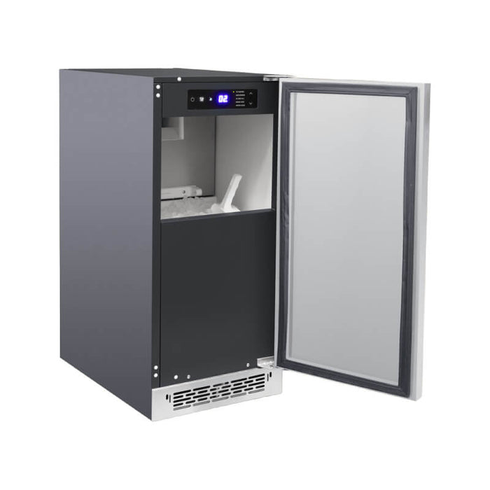 Summerset 15 Inch 55 lb. Outdoor Rated Ice Maker - IM - 15N - CulinaryProfis