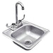 Summerset 15 - Inch x 15 - Inch Drop - in Sink - SNK - 15D - CulinaryProfis