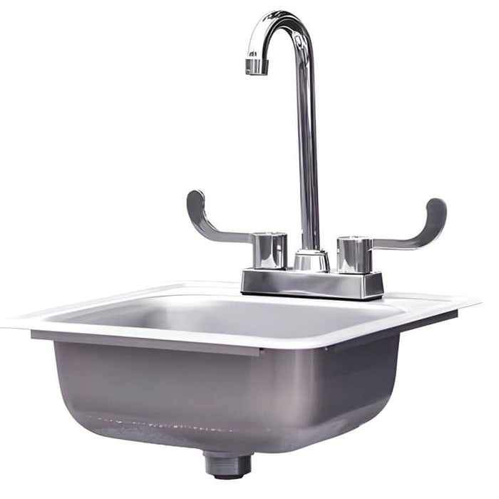 Summerset 15 - Inch x 15 - Inch Drop - in Sink - SNK - 15D - CulinaryProfis