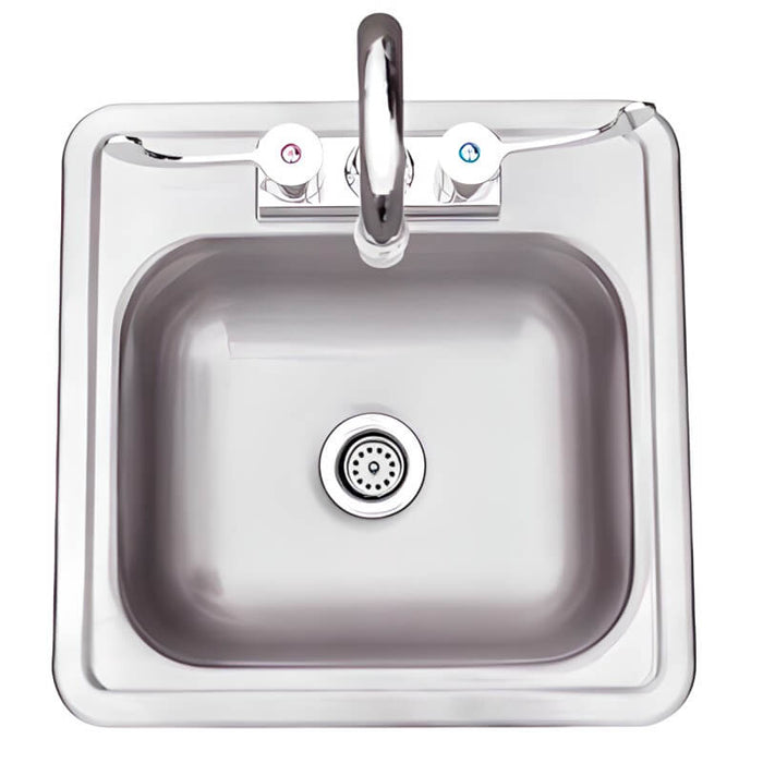 Summerset 15 - Inch x 15 - Inch Drop - in Sink - SNK - 15D - CulinaryProfis