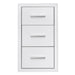 Summerset 17 - Inch Stainless Steel Flush Mount Triple Drawer - DR3 - 17 - CulinaryProfis