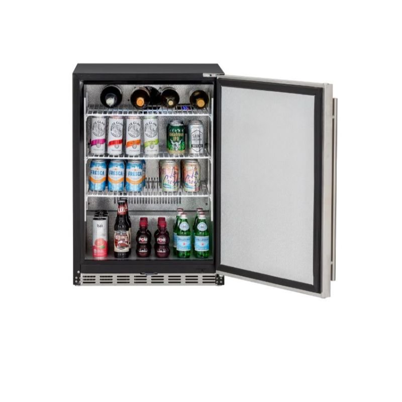 Summerset 24 Inch 5.1c Outdoor Rated Refrigerator - RFR - 24 - CulinaryProfis