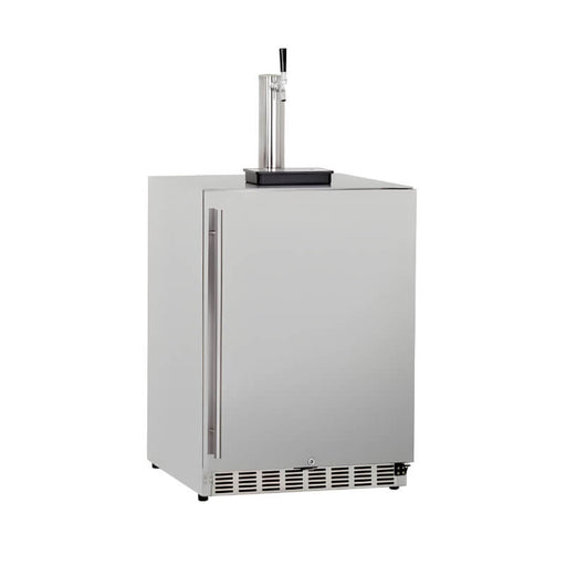 Summerset 24 - Inch 6.6 Cu. Ft. Outdoor Rated Single Tap Kegerator - RFR - 24DK1 - CulinaryProfis