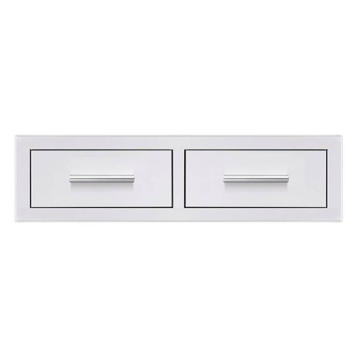Summerset 32 - Inch Stainless Steel Horizontal Double Drawer - DR2 - 32H - CulinaryProfis