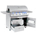 Summerset 40 Inch Sizzler Deluxe Stainless Steel Grill Cart - CART - SIZ40 - DC - CulinaryProfis