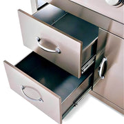 Summerset 40 Inch Sizzler Deluxe Stainless Steel Grill Cart - CART - SIZ40 - DC - CulinaryProfis