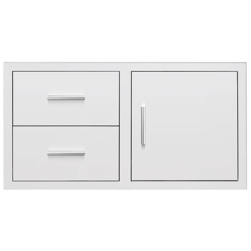 Summerset 42 Inch Flush Mount 2 Drawer & Access Door Combo - DC2 - 42 - CulinaryProfis