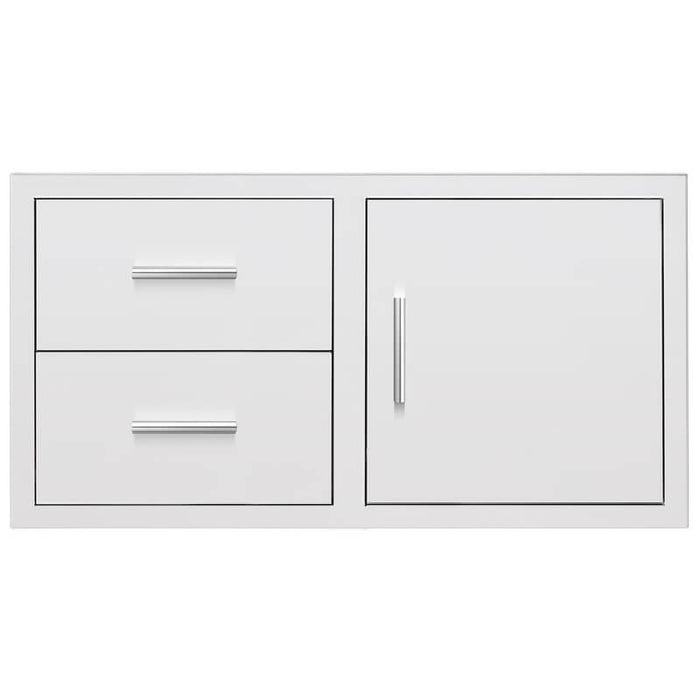 Summerset 42 Inch Flush Mount 2 Drawer & Access Door Combo - DC2 - 42 - CulinaryProfis