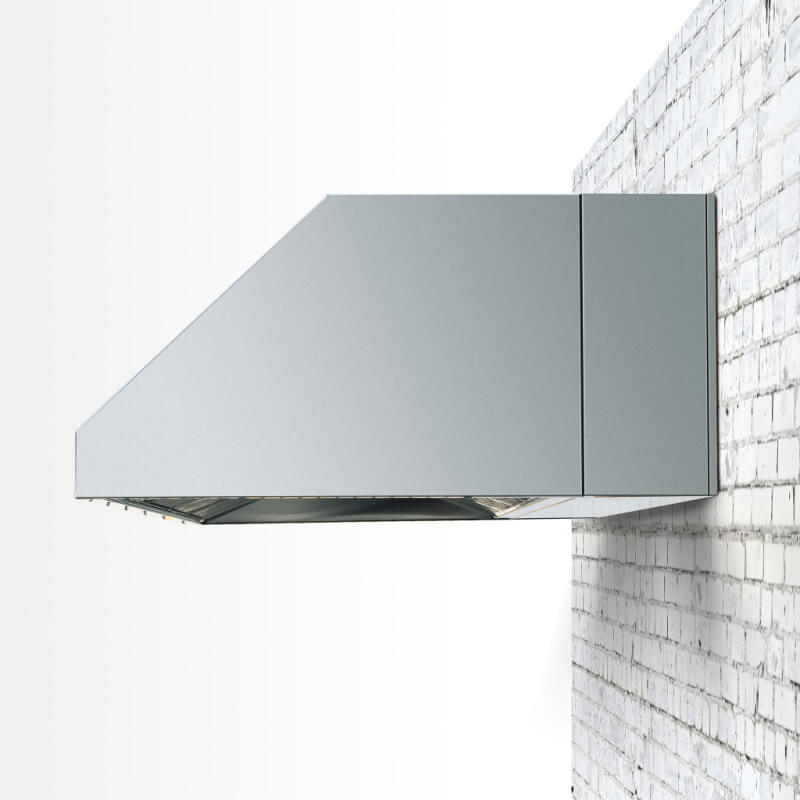 Summerset 8 Inch x 60 Inch Stainless Steel Vent Hood Spacer Bracket - SSVH - 60 - SP8 - CulinaryProfis