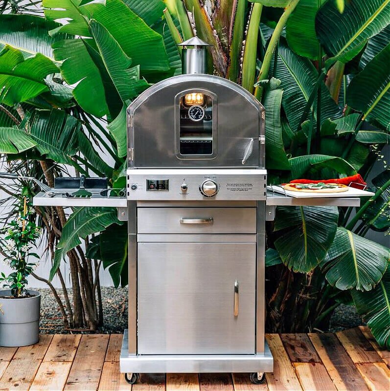 Summerset Freestanding Gas Outdoor Pizza Oven - SS - OVFS - CulinaryProfis