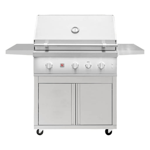 Summerset QST36 Quest Series 36 - Inch 54,000 BTU 3 - Burner Freestanding Gas Grill with Deluxe Cart - CulinaryProfis