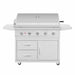 Summerset SZRPRO32L Sizzler Pro 32 - Inch 56,000 BTU 4 - Burner Freestanding Gas Grill with Deluxe Cart - CulinaryProfis