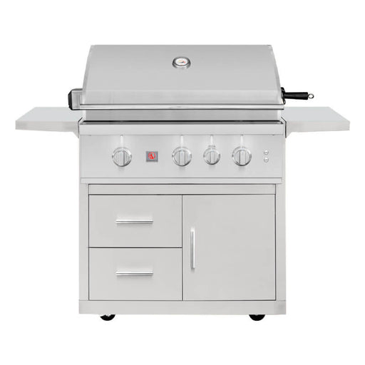 Summerset TRLPRO32L TRL Pro 32 - Inch 60,000 BTU 3 - Burner Freestanding Gas Grill with Deluxe Cart - CulinaryProfis
