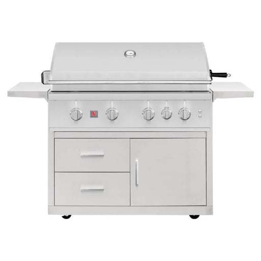 Summerset TRLPRO40 TRL Pro 40 - Inch 80,000 BTU 4 - Burner Freestanding Gas Grill with Deluxe Cart - CulinaryProfis