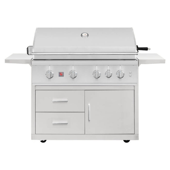 Summerset TRLPRO40 TRL Pro 40 - Inch 80,000 BTU 4 - Burner Freestanding Gas Grill with Deluxe Cart - CulinaryProfis