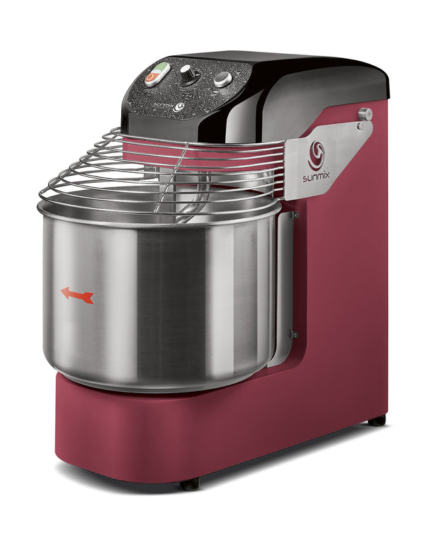 Sunmix EASY20 spiral mixer in Ruby Red (Rosso Rubino)