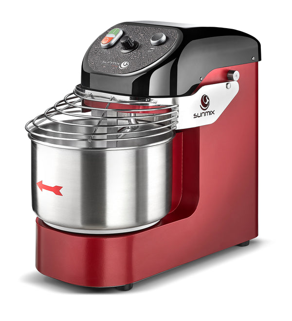 Sunmix EASY6 spiral mixer in Ruby Red (Rosso Rubino)