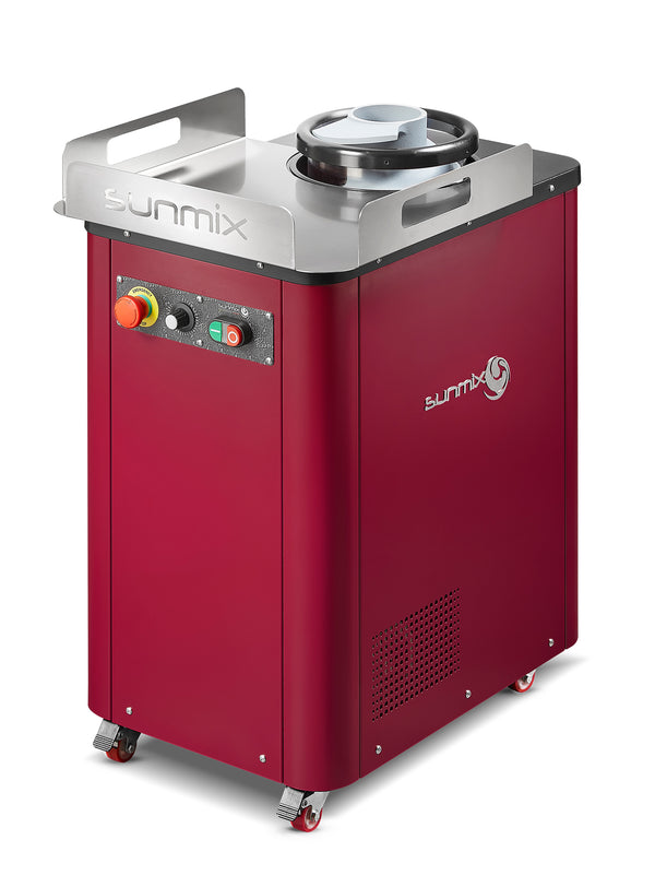 Sunmix MOON 300 dough rounder in Ruby Red (Rosso Rubino)