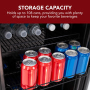 Vinotemp Beverage Center, 108 Can Capacity Vinotemp