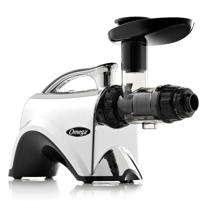 Omega NC900 2HP 80 RPM Premium Nutrition System Cold Press Juicer - Chrome