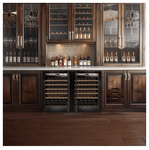 Transtherm Prestige Loft 74 Bottle Wine Cabinet Glass Door - CulinaryProfis