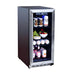 TrueFlame 15 Inch 3.2 Cu. Ft. Outdoor Refrigerator With Glass Door - CulinaryProfis