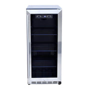 TrueFlame 15 Inch 3.2 Cu. Ft. Outdoor Refrigerator With Glass Door - CulinaryProfis
