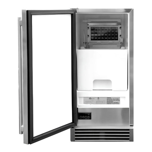 TrueFlame 15 - Inch 50 Lbs Capacity Outdoor Rated Ice Maker - CulinaryProfis