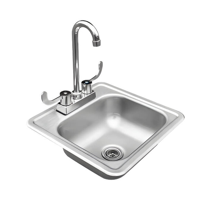 TrueFlame 15 - Inch x 15 - Inch Drop - in Sink - TF - NK - 15D - CulinaryProfis