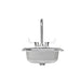 TrueFlame 15 - Inch x 15 - Inch Drop - in Sink - TF - NK - 15D - CulinaryProfis