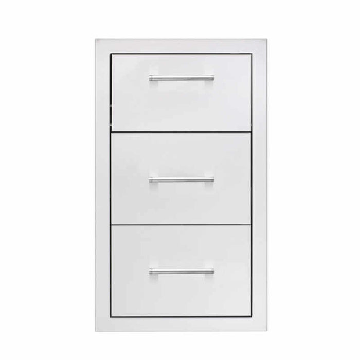 TrueFlame 17 - Inch Masonry 2 Drawer & Paper Towel Holder Combo - TF - TDC - 17M - CulinaryProfis