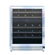 TrueFlame 24 Inch 5.3 Cu. Ft. Outdoor Dual Zone Wine Cooler - CulinaryProfis