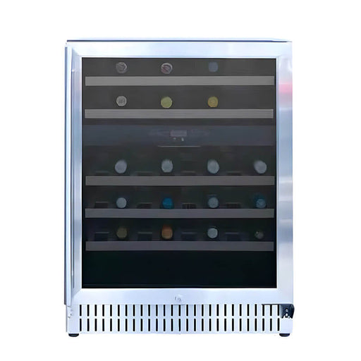 TrueFlame 24 Inch 5.3 Cu. Ft. Outdoor Dual Zone Wine Cooler - CulinaryProfis