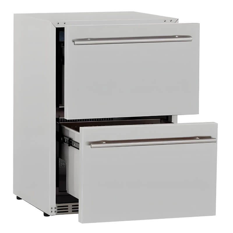 TrueFlame 24 - Inch 5.3 Cu. Ft. Outdoor Rated Two Drawer Refrigerator - CulinaryProfis