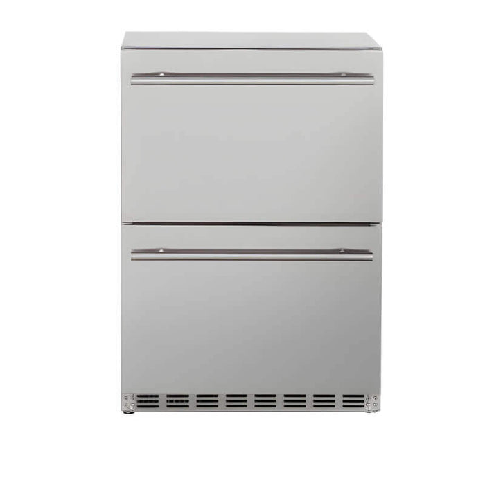 TrueFlame 24 - Inch 5.3 Cu. Ft. Outdoor Rated Two Drawer Refrigerator - CulinaryProfis