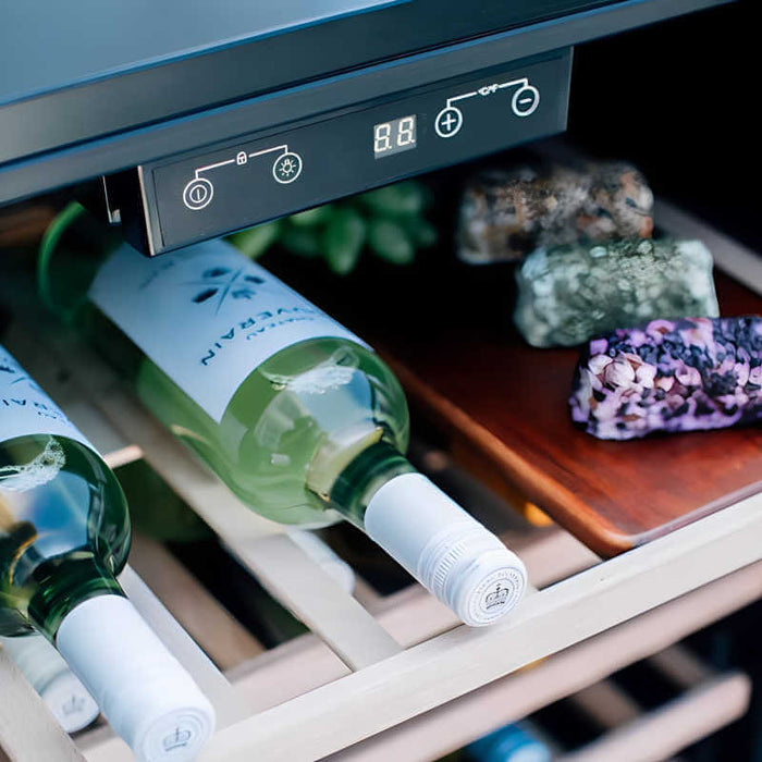 TrueFlame 24 Inch 5.3 Cu. Ft. Outdoor Single Zone Wine Cooler - CulinaryProfis