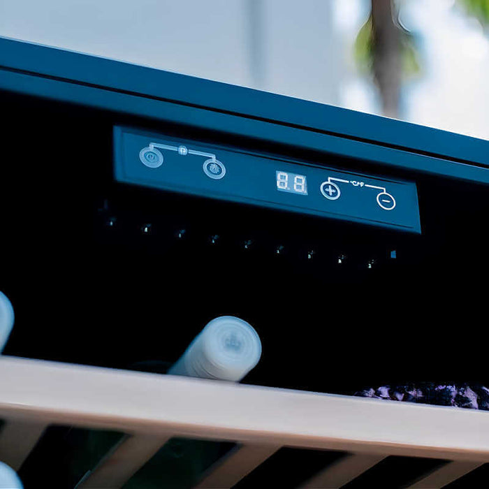 TrueFlame 24 Inch 5.3 Cu. Ft. Outdoor Single Zone Wine Cooler - CulinaryProfis