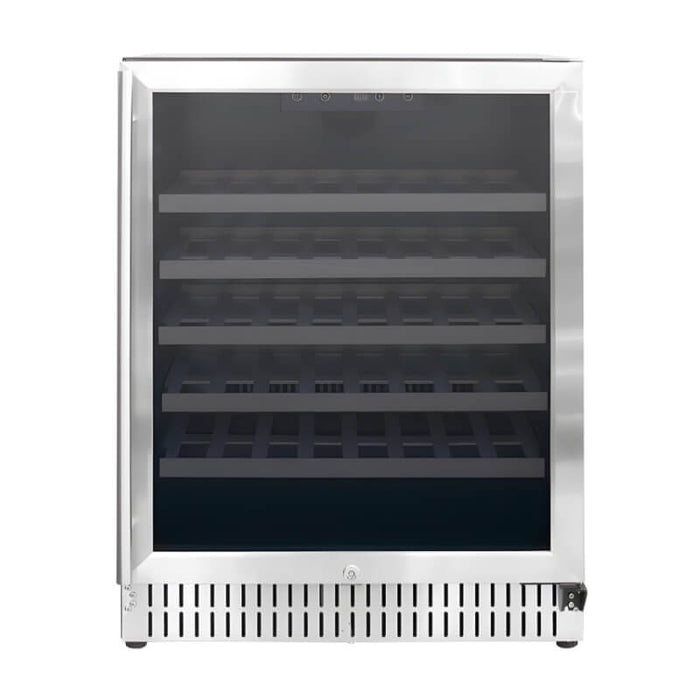 TrueFlame 24 Inch 5.3 Cu. Ft. Outdoor Single Zone Wine Cooler - CulinaryProfis