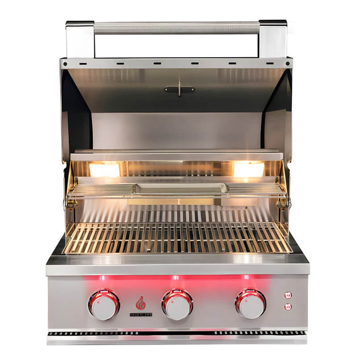 TrueFlame 25 Inch 3 Burner Built - In Gas Grill - CulinaryProfis