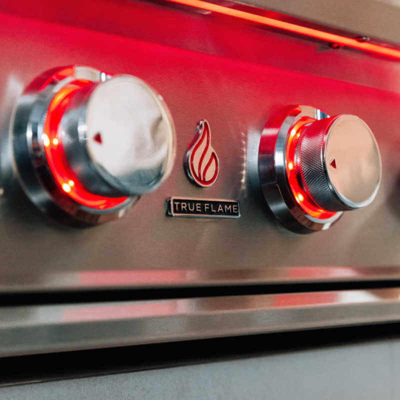 TrueFlame 25 Inch 3 Burner Built - In Gas Grill - CulinaryProfis