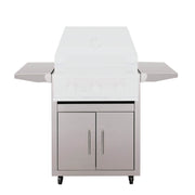 TrueFlame 25 - Inch Stainless Steel Deluxe Grill Cart with Fold - Down Side Shelves - CART - TF - 25DC - CulinaryProfis